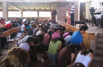 Commitment time at Camp